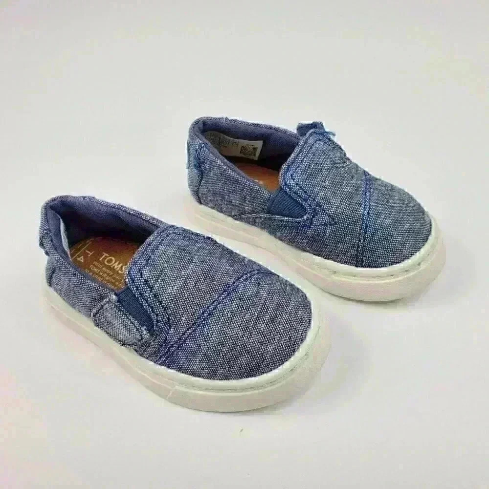 Toms Unisex Kids’ Size 4 Tiny Luca Slip-On Trainer - Picture 2 of 11